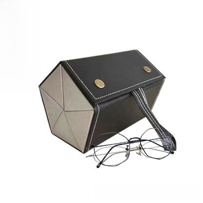 Glasses storage box with multiple compartments