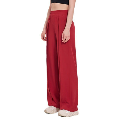 Straight Loose Sports Women's Wide-leg Pants Fitness by Glamytek