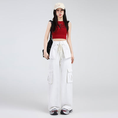 Lemon Yellow Overalls Jeans For Women by Glamytek