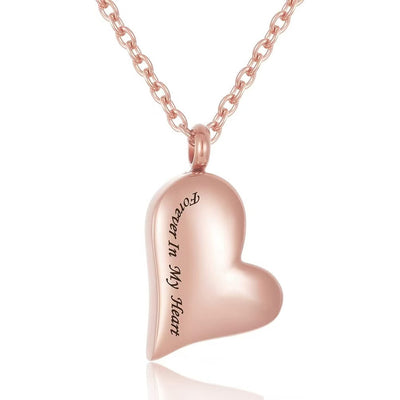 Personalized Heart-shaped Stainless Steel Pendant Necklace