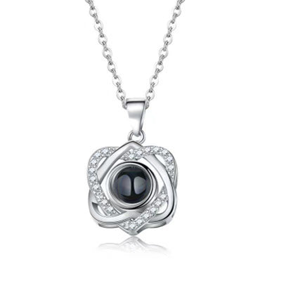 Heart Shape Love Projection Necklace