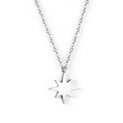 Electroplated stainless steel necklace