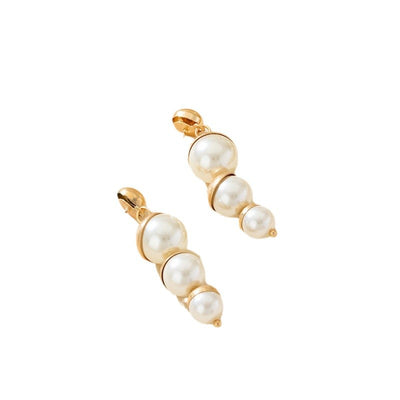 Layered Pearl Necklace Set with Magnetic Clasp