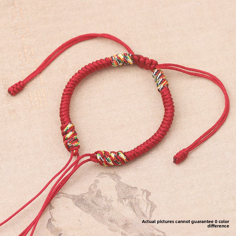 Gold wire diamond knot bracelet