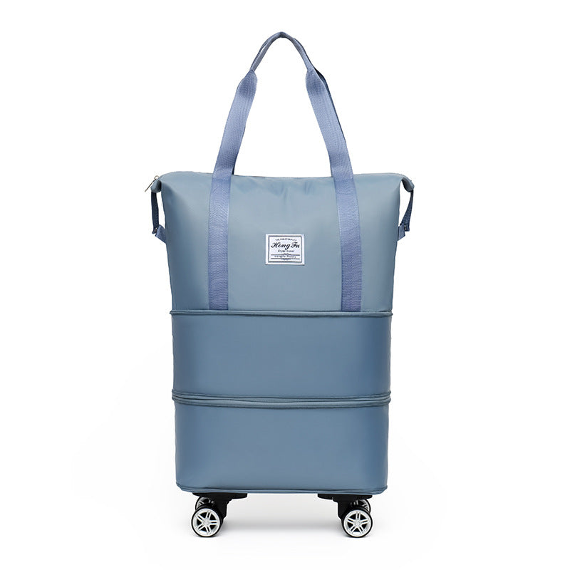 Folding handle bag