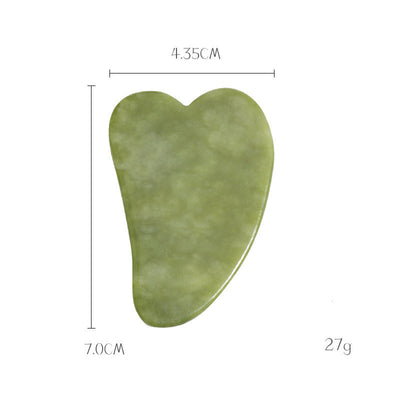 Green Phoenix Jade Gua Sha Massage Board Face Care by Glamytek