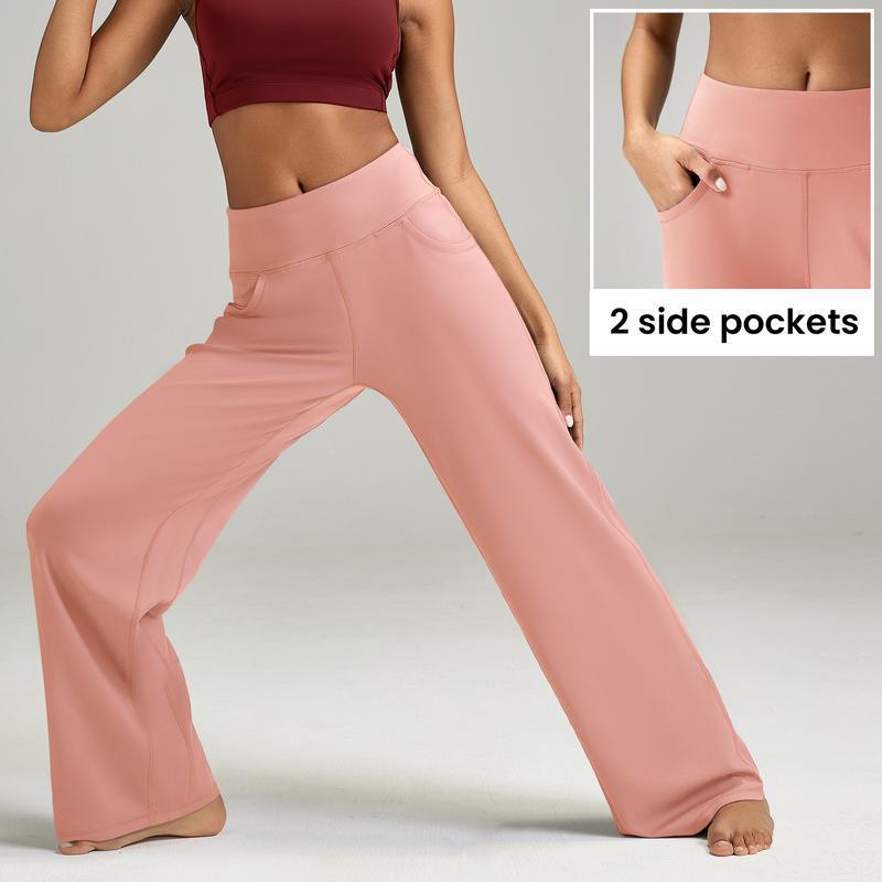 Women's High Waist Casual Loose Yoga Pants by Glamytek