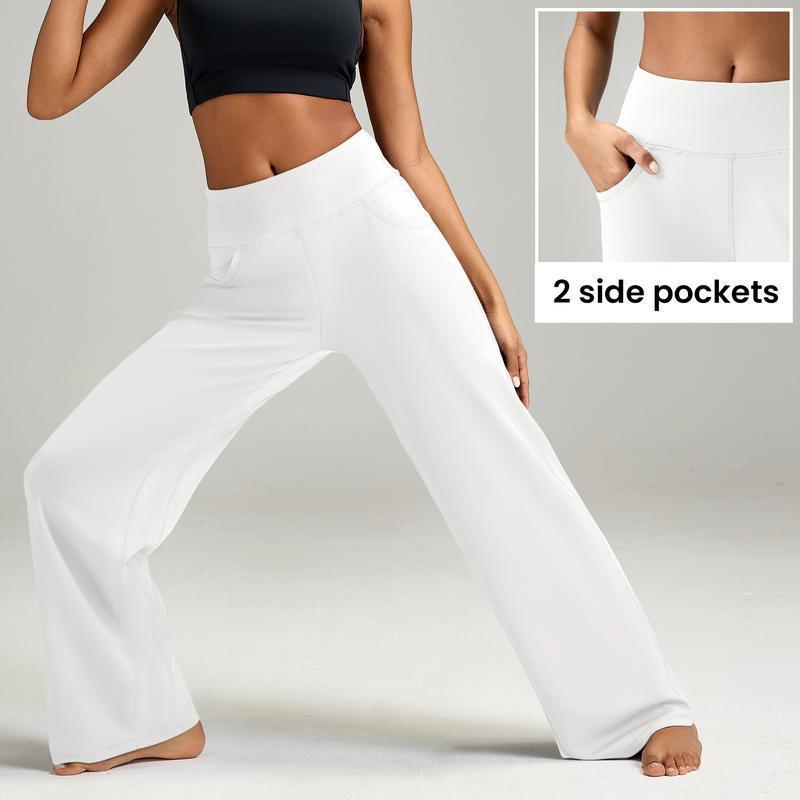 Women's High Waist Casual Loose Yoga Pants by Glamytek