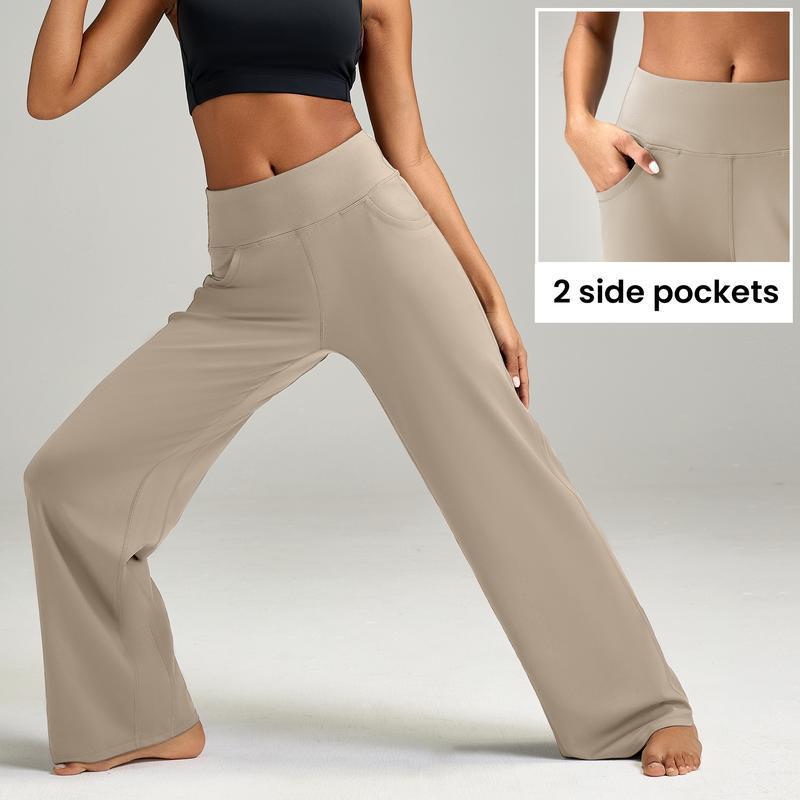 Women's High Waist Casual Loose Yoga Pants by Glamytek