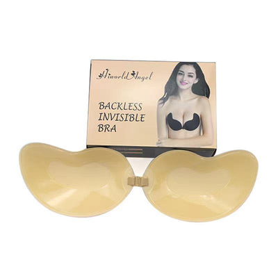 Bio-Glue Mango Silicone Bra Wedding Dress Push-Up Invisible Chest Sticker Non-Slip Strapless Underwear Invisible Breast Sticker for Women by Glamytek