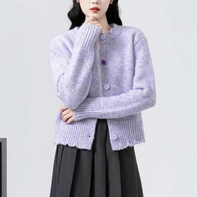 Loose Soft Glutinous Knitted Cardigan Chic Top by Glamytek