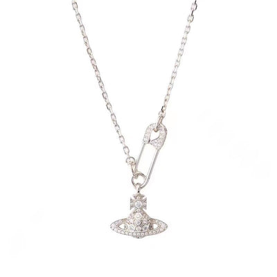 Saturn Pearl Necklace