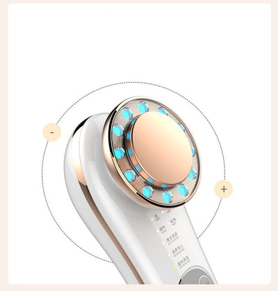 Facial Massager Skin Care Tools 7 In 1 Face Lifting Machine Galvanic Facial Machine Face Tightening Machine For Skin High Frequency Facial Machine by Glamytek