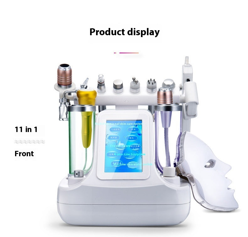 Beauty Instrument Cleaner Face Oxygen Injection Skin Spray Beauty Salon Mesotherapy Color Light Mask Beauty Instrument by Glamytek