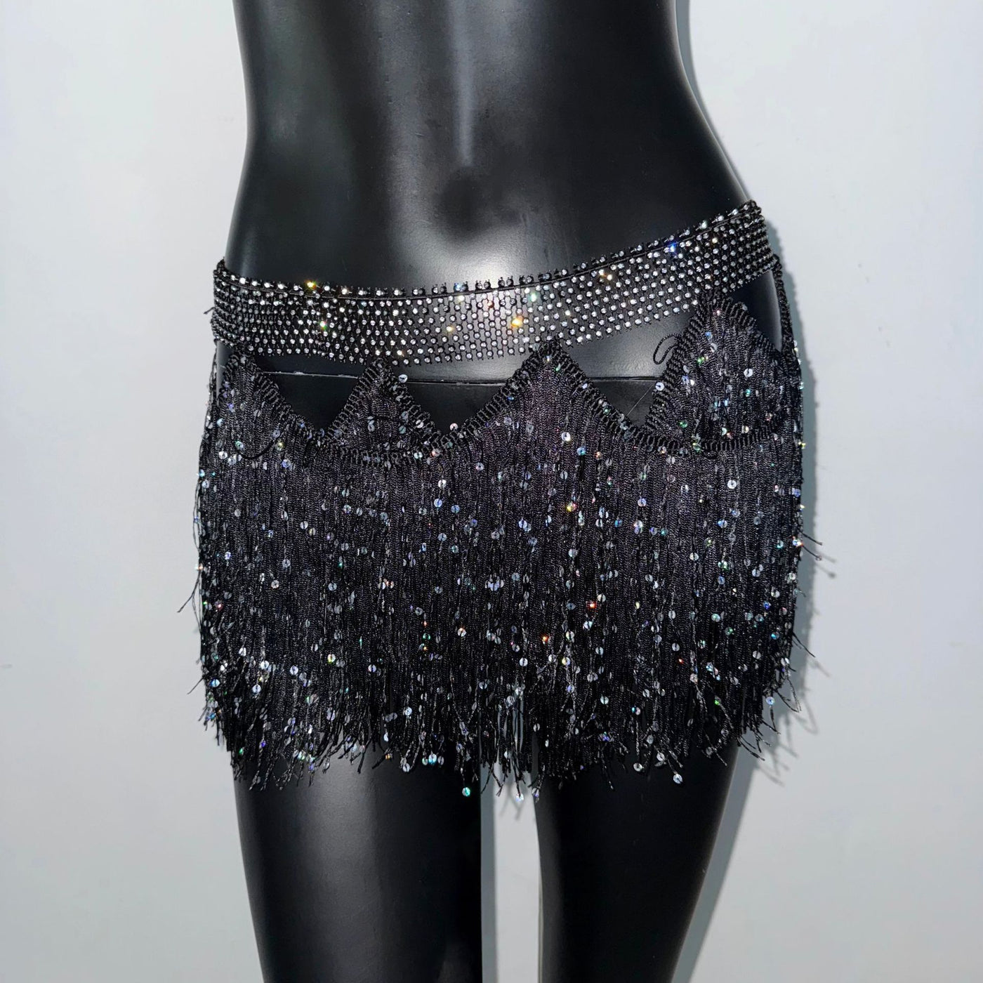 Sexy Costume Tassel Mini Nightclub Music Festival Hot Girl Skirt by Glamytek