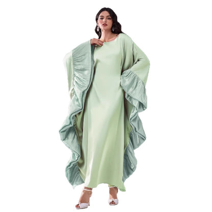 Long robe batwing sleeve blouse