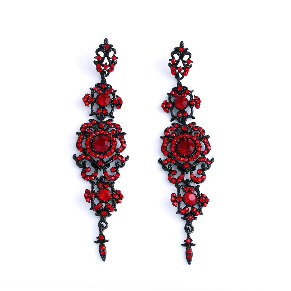 Exaggerated Long Earrings, Women's Earrings, Jewelry by Glamytek