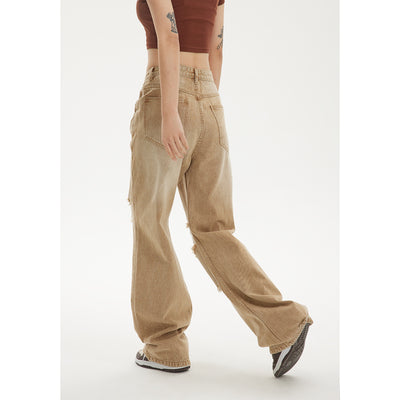 Retro Tattered Jeans Jeans For Men And Women by Glamytek