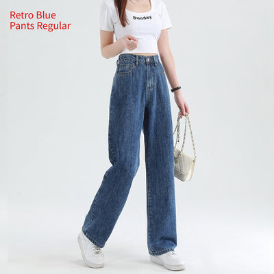 Summer Thin Elastic Waisted Jeans For Women by Glamytek