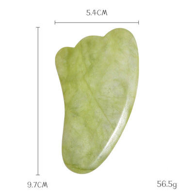 Green Phoenix Jade Gua Sha Massage Board Face Care by Glamytek