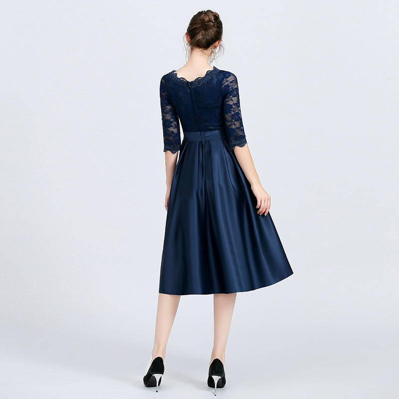 Versatile Casual Mid Length Evening Dress For Women by Glamytek