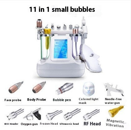 Beauty Instrument Cleaner Face Oxygen Injection Skin Spray Beauty Salon Mesotherapy Color Light Mask Beauty Instrument by Glamytek