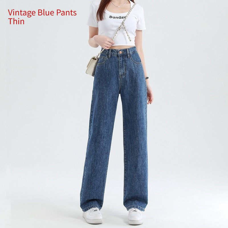 Summer Thin Elastic Waisted Jeans For Women by Glamytek