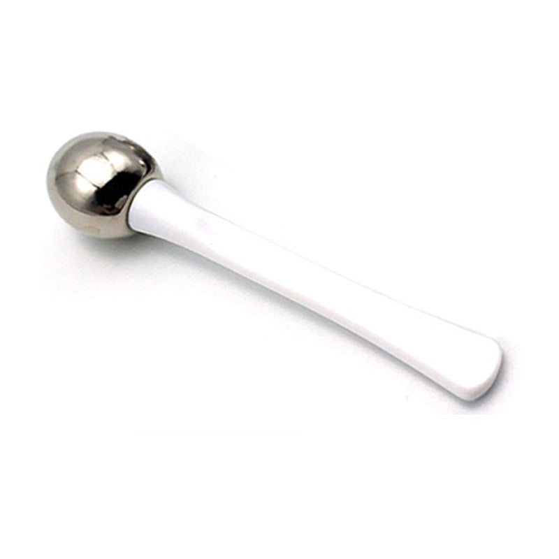 2pc Eye Roller Eye Cream Applicator Cosmetic Spatula Anti Wrinkle Facial Spoon Gold Alloy Face Thin Skin Care Tool Eye Care Wrinkle Remove Dark Circles by Glamytek