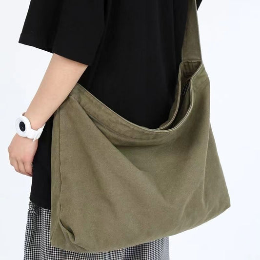 Retro Canvas Crossbody Bag