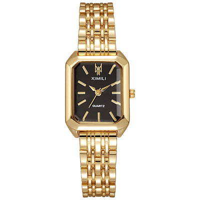 Ladies Quartz Watch with Steel Band by Glamytek