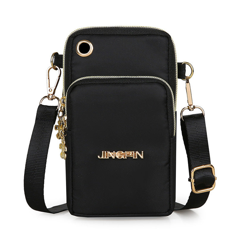 Three-Layer Mobile Phone Cross-Body Bag