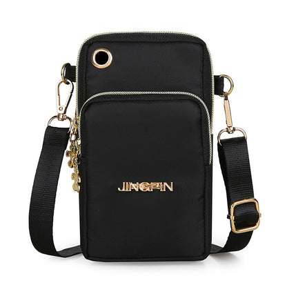 Three-Layer Mobile Phone Cross-Body Bag