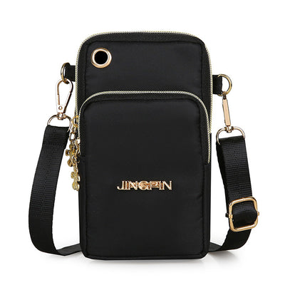Three-Layer Mobile Phone Cross-Body Bag by Glamytek