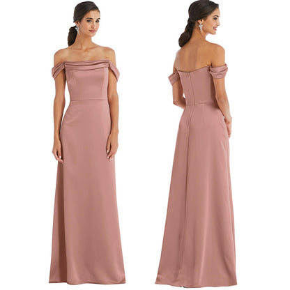 Bridesmaid Dress Dress Summer Satin Haute