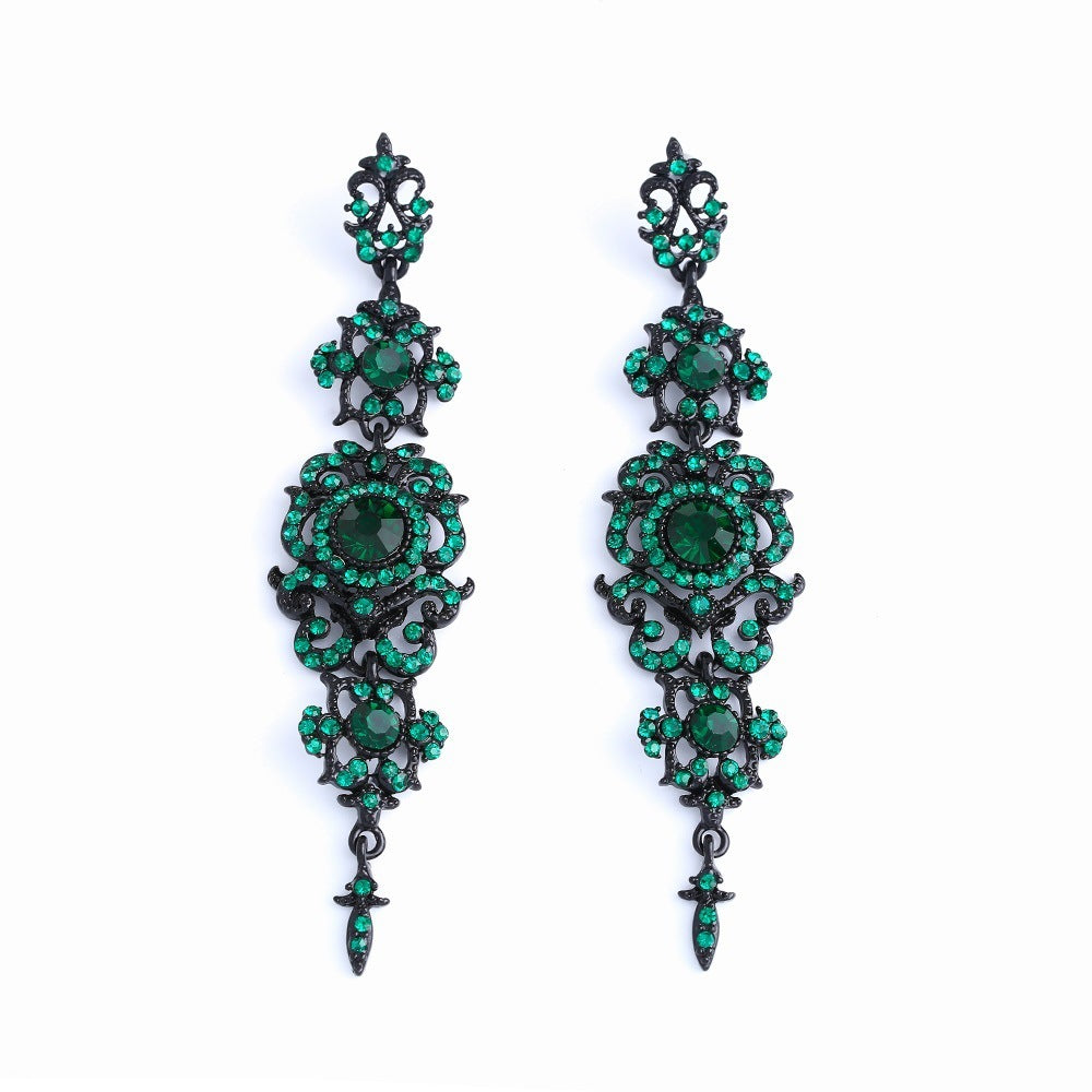 Exaggerated Long Earrings, Women's Earrings, Jewelry by Glamytek