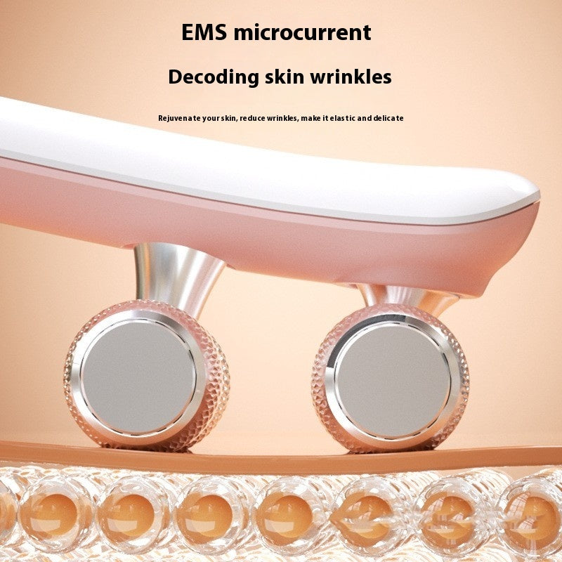 Micro-current Roller Face Slimming Massage Instrument by Glamytek