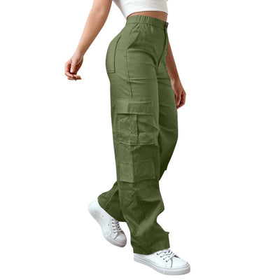 Waist Button Strip Zipper With Pockets Outdoor Mountaineering Leisure Overalls Trousers by Glamytek