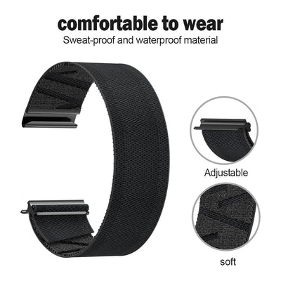 Sports Bracelet Watch Strap Geometric Woven Strap by Glamytek