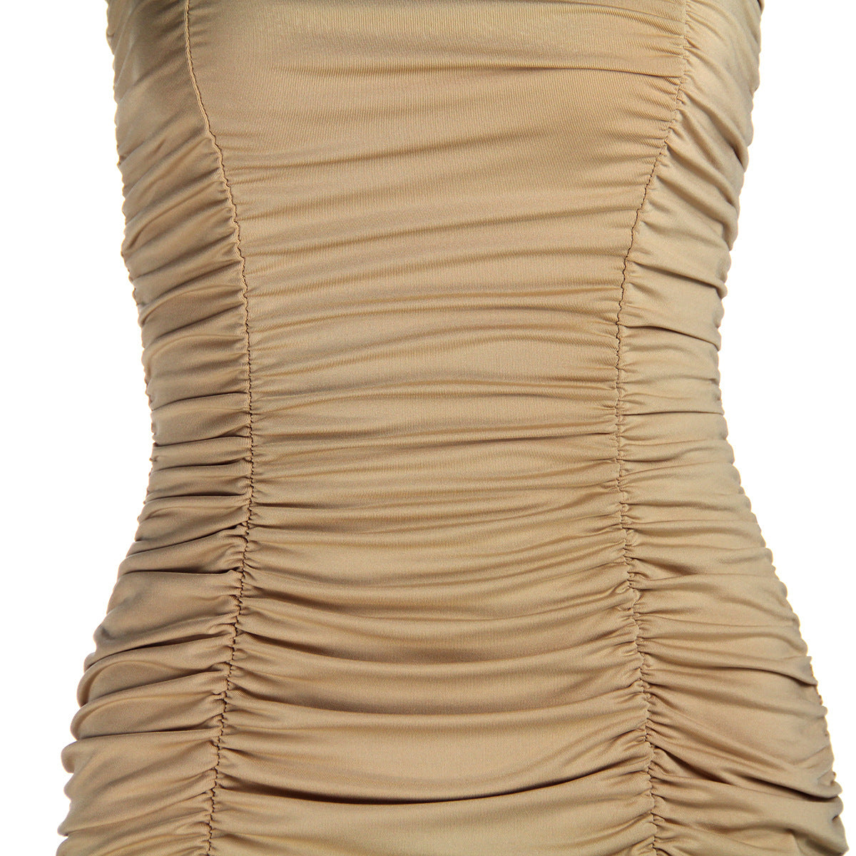 A cinched waist dress
