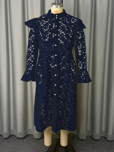 Lace Coat Half Turtleneck Cardigan Inner Wear Dress by Glamytek