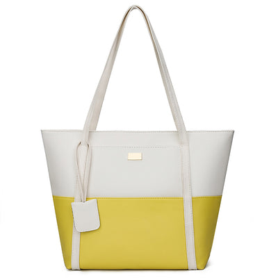 Soft leather tote bag by Glamytek