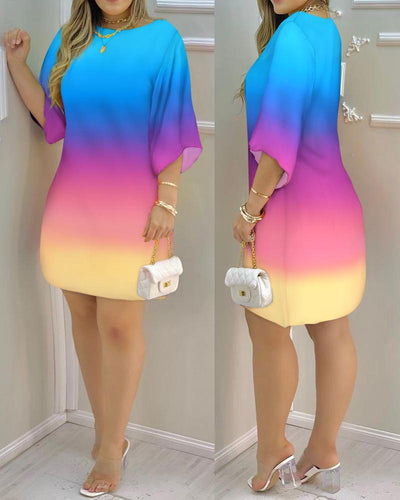 Fashion printed dress women by Glamytek