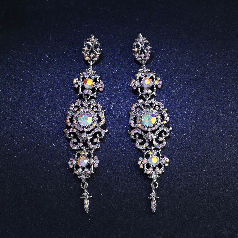 Exaggerated Long Earrings, Women's Earrings, Jewelry by Glamytek