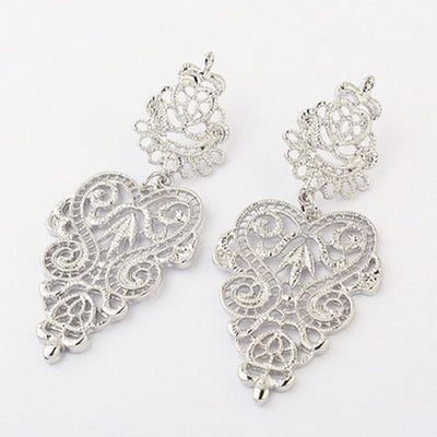 Agnes Earrings -Silver by Glamytek