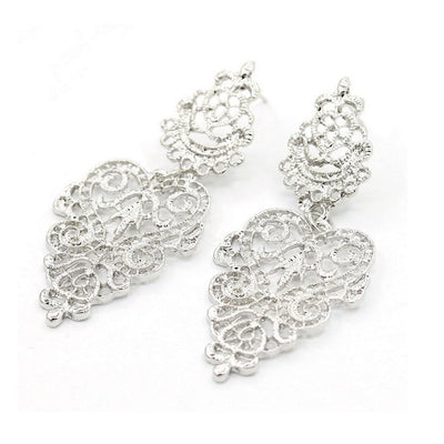 Agnes Earrings -Silver by Glamytek