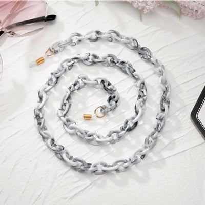 Bond Glasses & Mask Chain by Glamytek