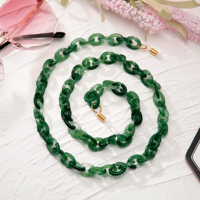 Bond Glasses & Mask Chain by Glamytek