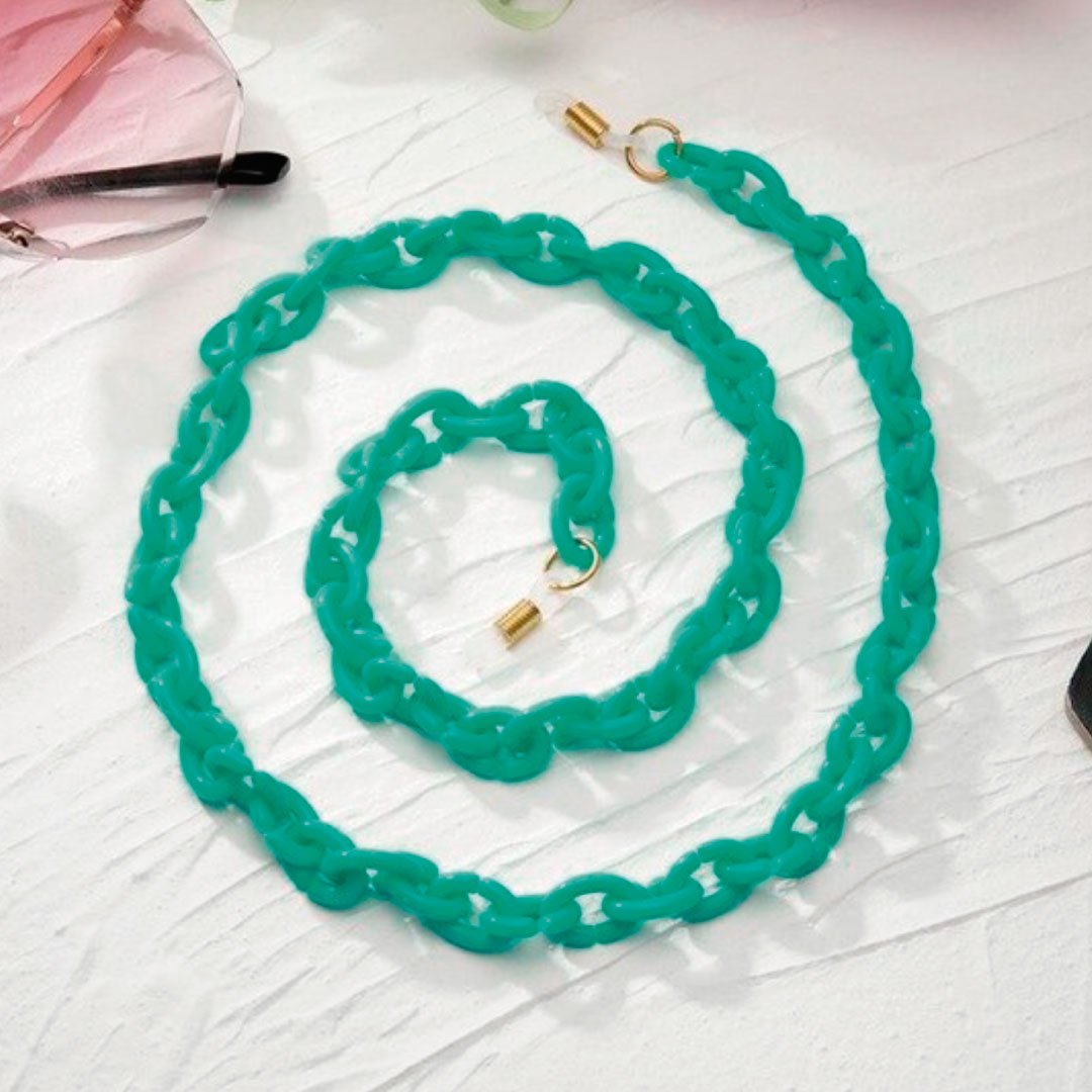 Bond Glasses & Mask Chain by Glamytek