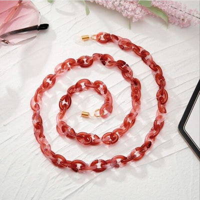 Bond Glasses & Mask Chain by Glamytek