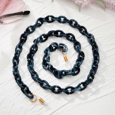 Bond Glasses & Mask Chain by Glamytek